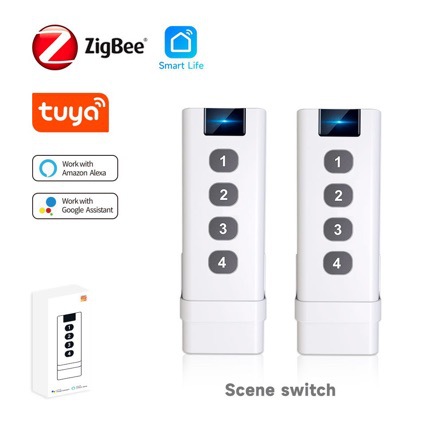 Tuya 4 Channel - Универсальный 4-канальный сценарный переключатель Tuya Smart