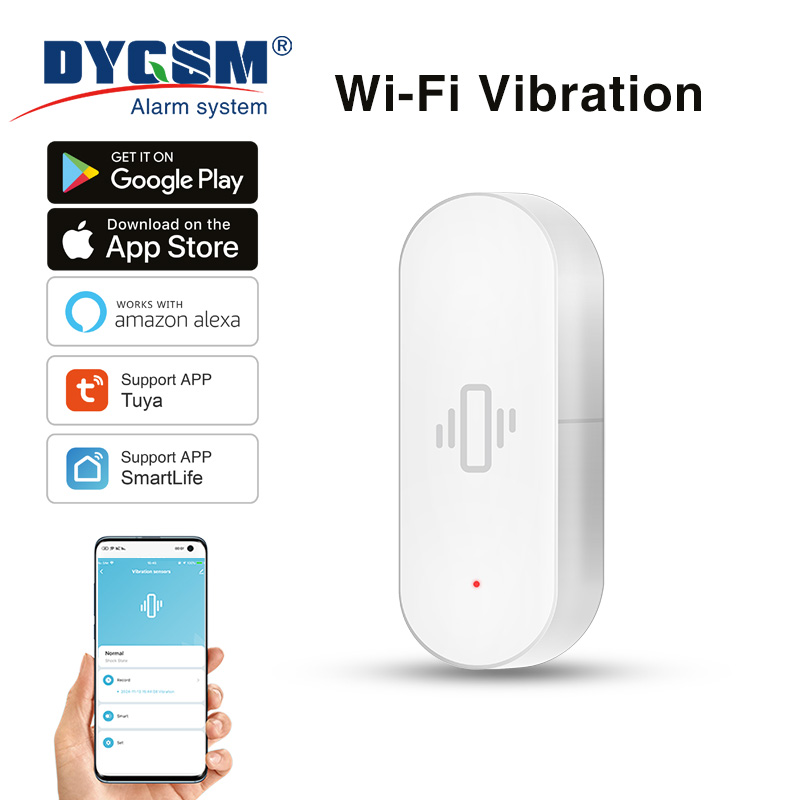 Home Assistant Tuya - Датчик вибрации Tuya WiFi, чувствительное обнаружение,
