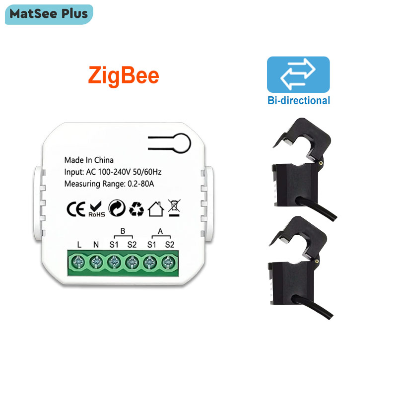 Sonoff Basic - Умный счетчик энергии ZigBee, двунаправленный, 1,