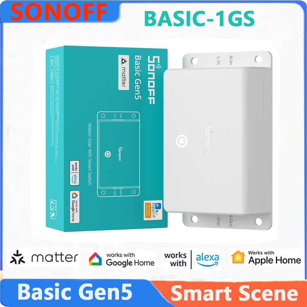 Sonoff Basic - Умный выключатель SONOFF Basic Gen5 (BASIC-1GS)