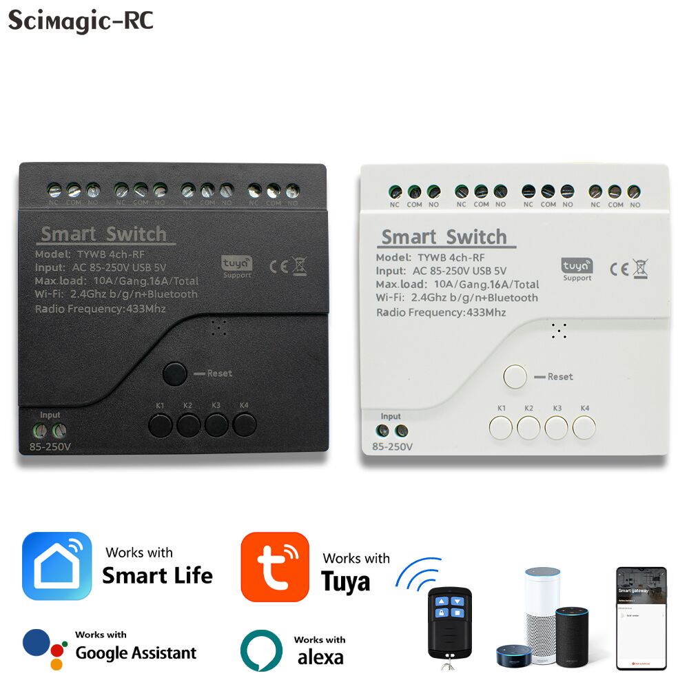 Tuya 4 Channel - 4-канальный модуль Tuya Smart Wi-Fi, 12