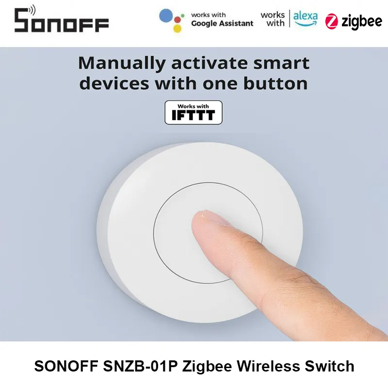 Sonoff - SONOFF Zigbee 3.0 SNZB-01P Беспроводной переключатель