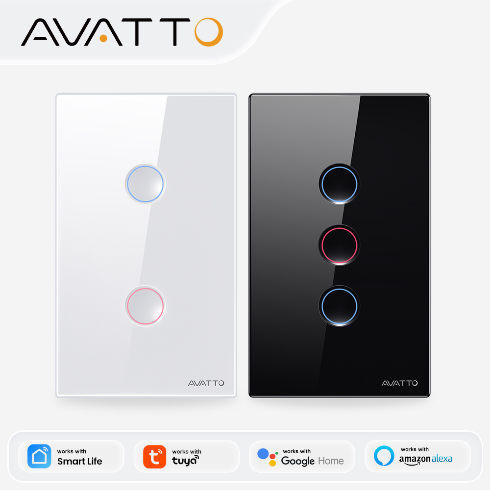 Smart Relay Tuya - Умный беспроводной настенный сенсорный выключатель AVATTO