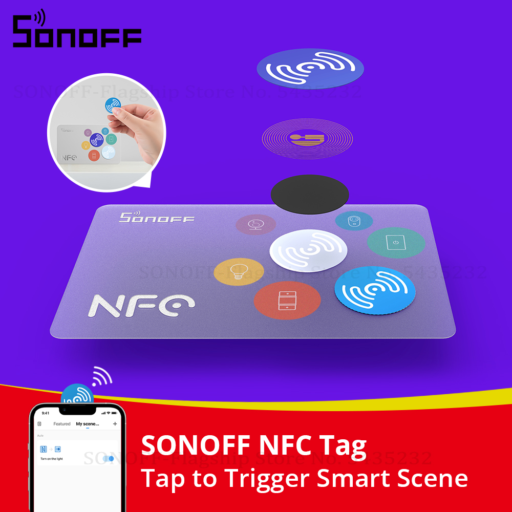 Sonoff - Умная метка SONOFF NFC Ntag215, 13.56