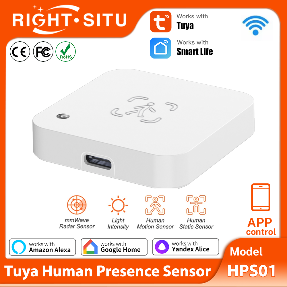 Tasmota - Радар-детектор Tuya WiFi MmWave, датчик присутствия