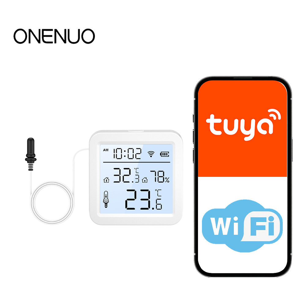 Tuya Smart - Датчик температуры и влажности Wi-Fi с