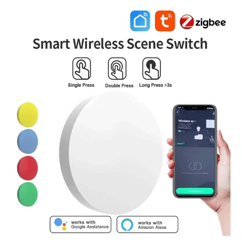 Умная беспроводная кнопка-пере – обзор и цена Home Assistant Tuya