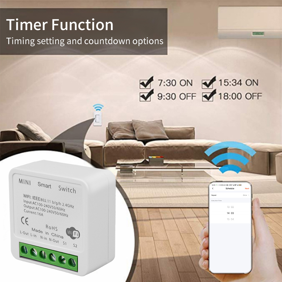 16A 20A Tuya Wi-Fi умный перек – обзор и цена Tuya 4 Channel