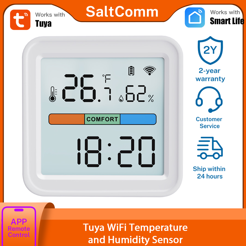 Новый Wi-Fi датчик температуры – обзор и цена Home Assistant Tuya
