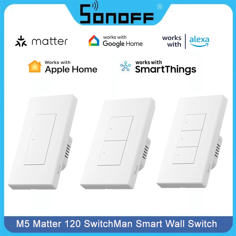 SONOFF M5 Matter Smart Wall Sw – обзор и цена Sonoff