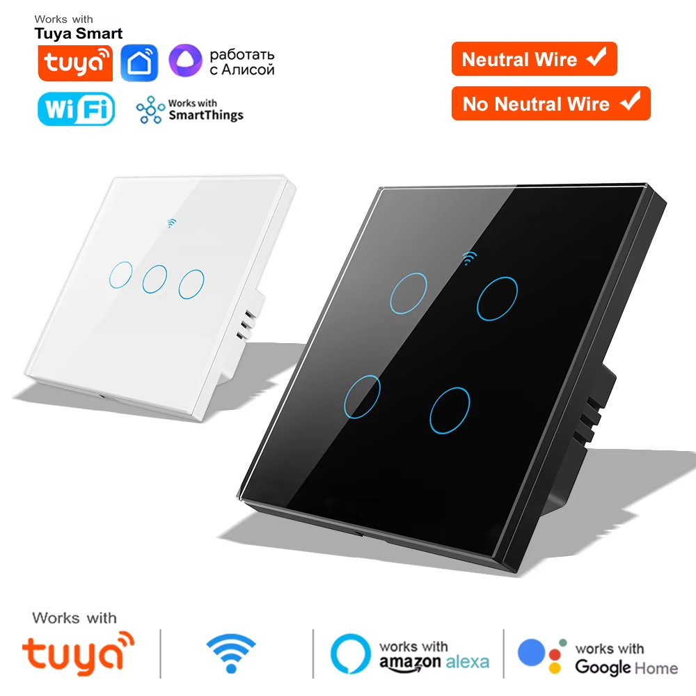 Умный сенсорный настенный выкл – обзор и цена Smart Relay Tuya