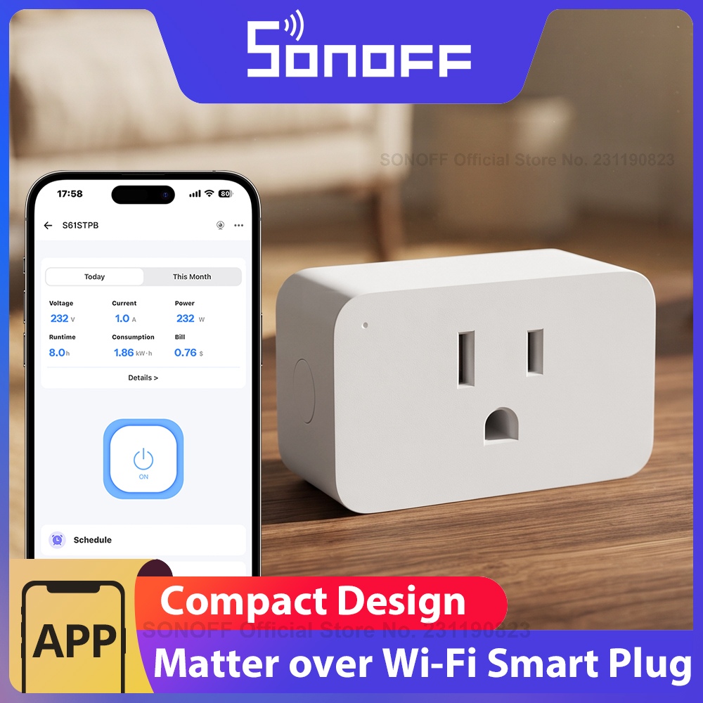 SONOFF S61STPB iPlug Gen2 Type – обзор и цена Sonoff