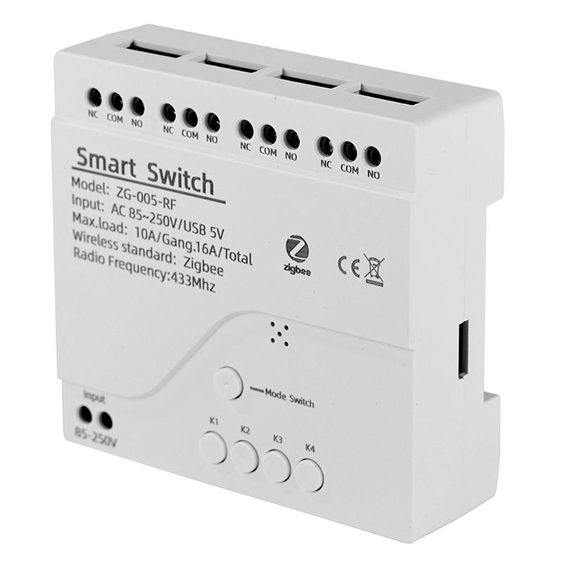 [NEWA08R] 4-канальный модуль у – обзор и цена Smart Relay Tuya
