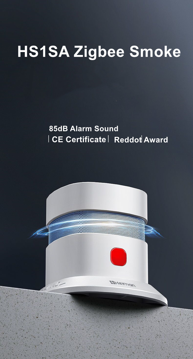 Умный датчик дыма Tuya Zigbee  – обзор и цена Home Assistant Tuya