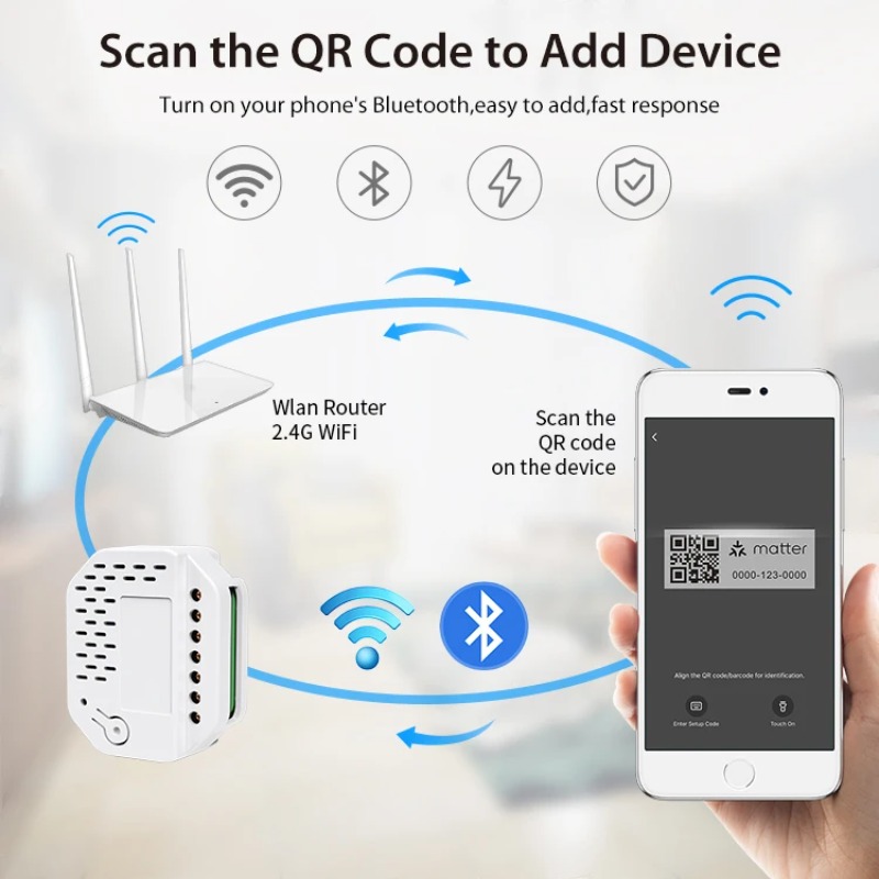 Модуль умного выключателя Matt – обзор и цена Smart Relay Tuya