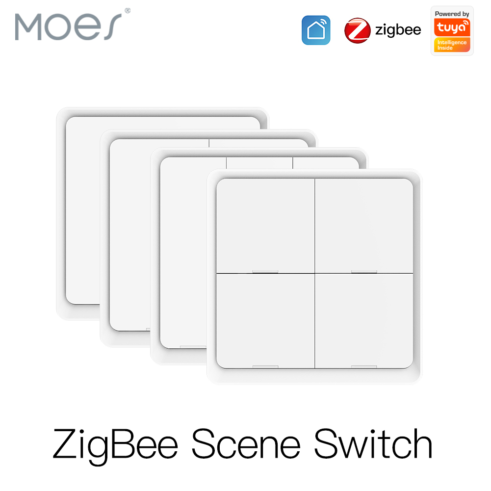 MOES 4-бандовый Tuya ZigBee бе – обзор и цена Sonoff Basic