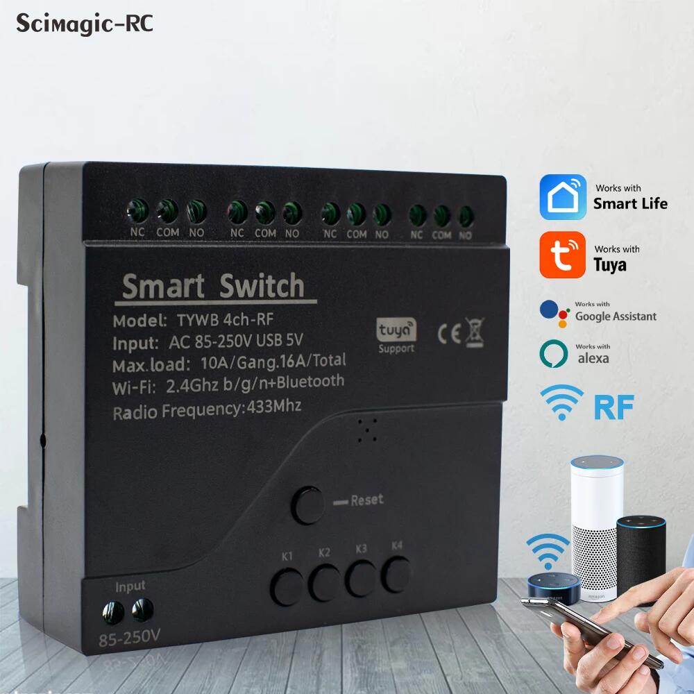 Tuya AC 85-250 В 4-канальный W – обзор и цена Sonoff Mini R4