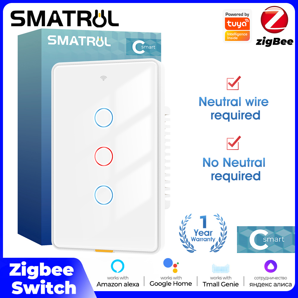 Tuya Zigbee Smart Light Touch  – обзор и цена Smart Relay Tuya