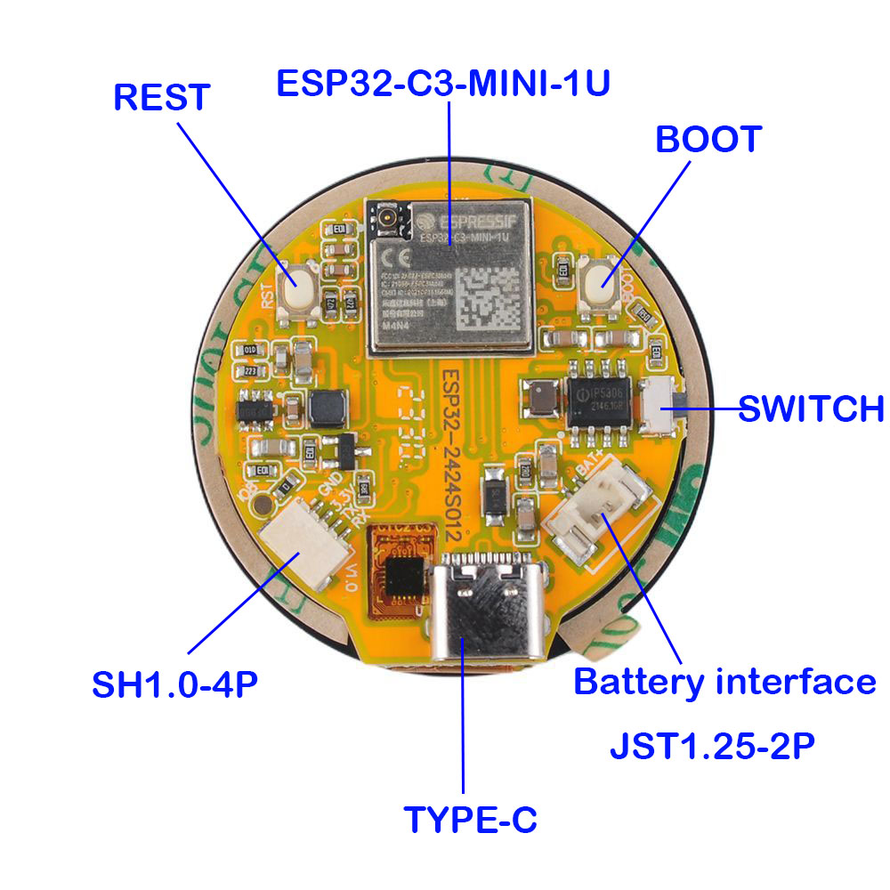 1,28-дюймовый дисплей ESP32, м – обзор и цена Smart Home Module Iot