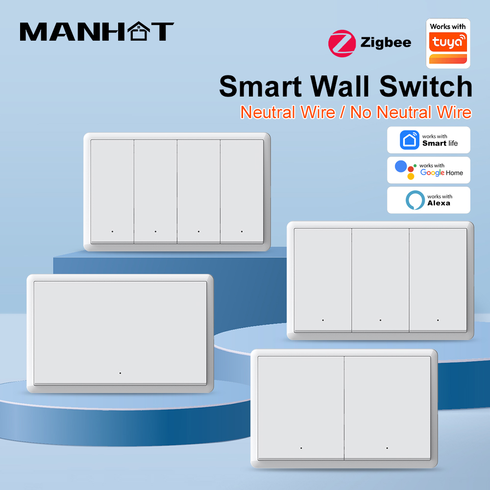 Умный выключатель MANHOT ZigBe – обзор и цена Smart Relay Tuya